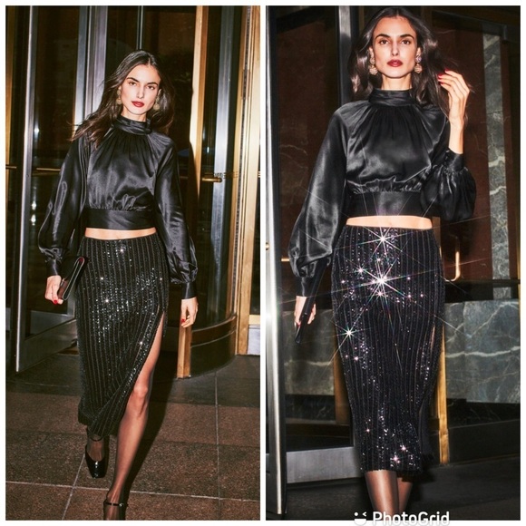 Reformation Dresses & Skirts - Reformation Galaxy Skirt in Black New with Tags!